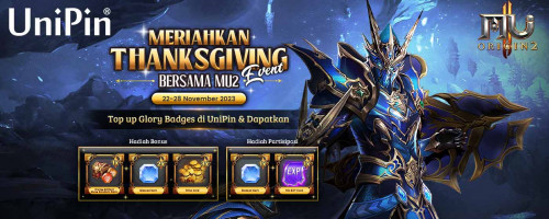 Meriahkan Thanksgiving Events bersama MU ORIGIN 2!